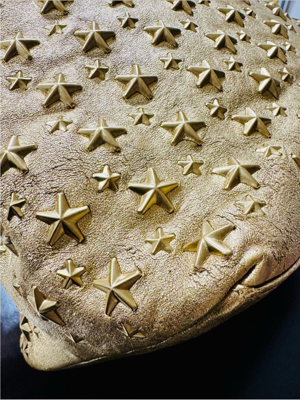 Jimmy Choo Gold Star-Embellished Tote Bag - Gold - Picture 4 of 7